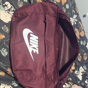 Nike Maroon Belt Bag